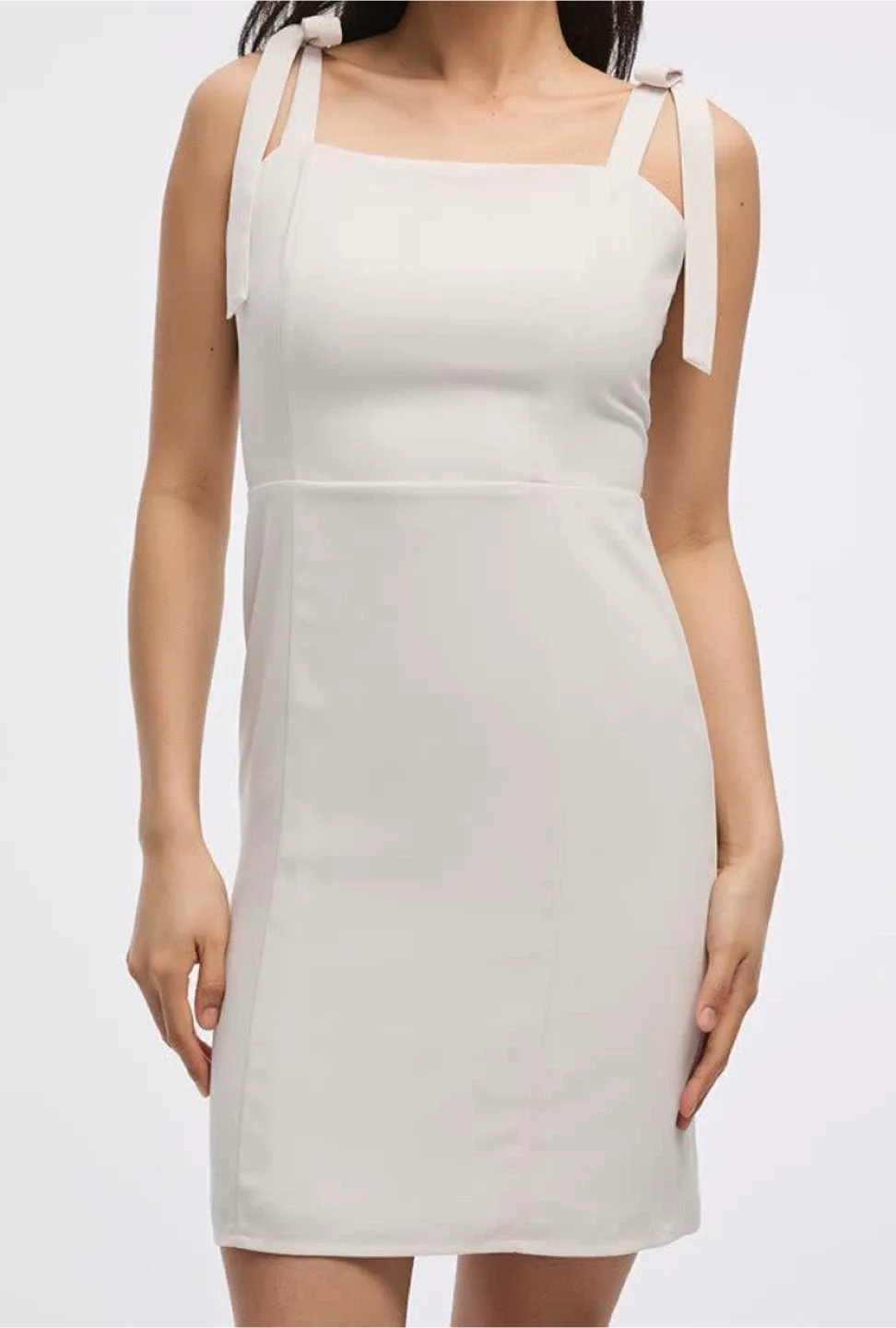 Dress white sleeveless mini dress thumbnail
