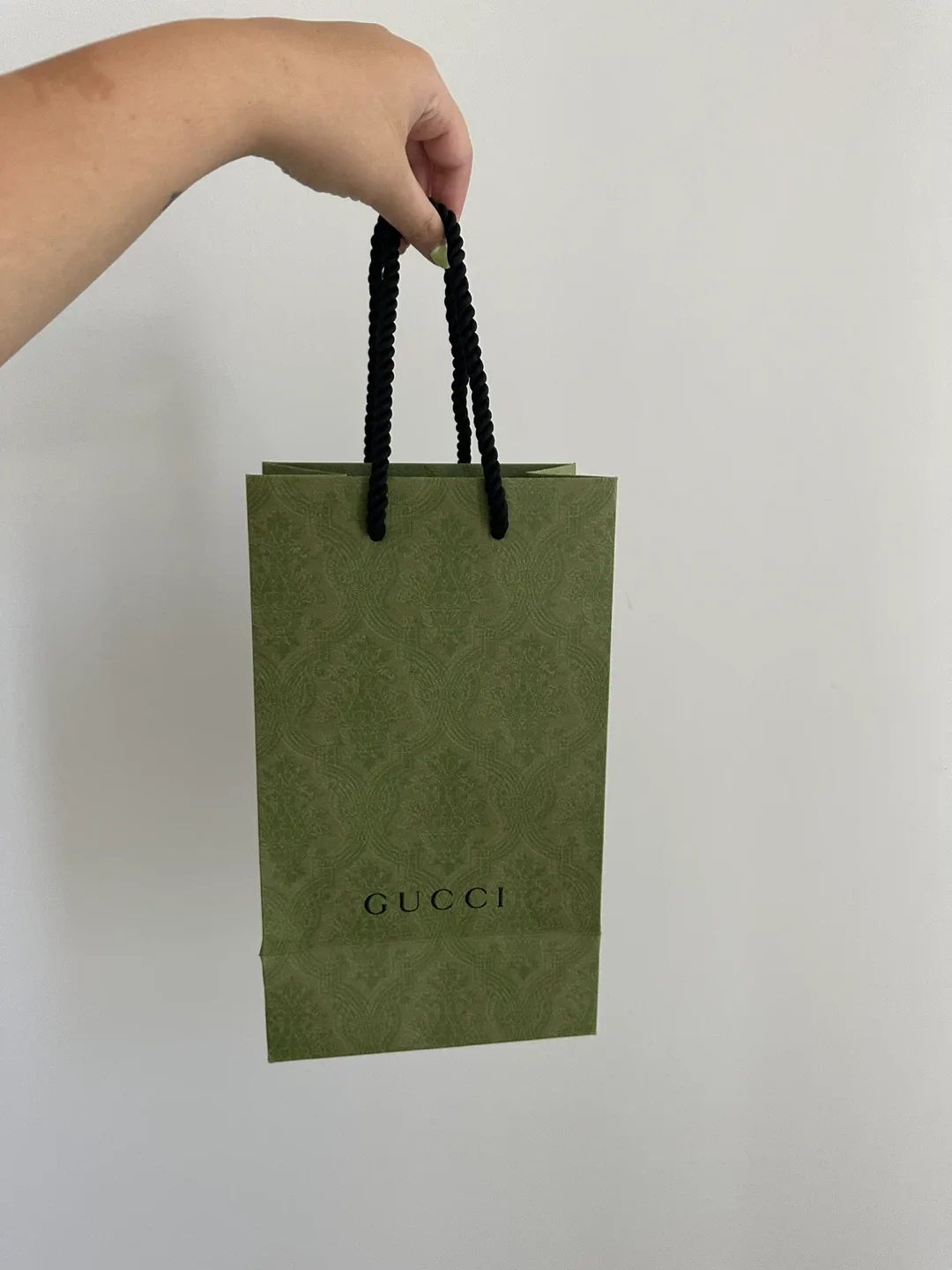 Gucci Gift Bag - Olive Green thumbnail