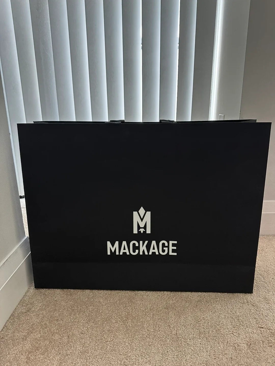 2 BIG Mackage Shopping Bag - Black thumbnail