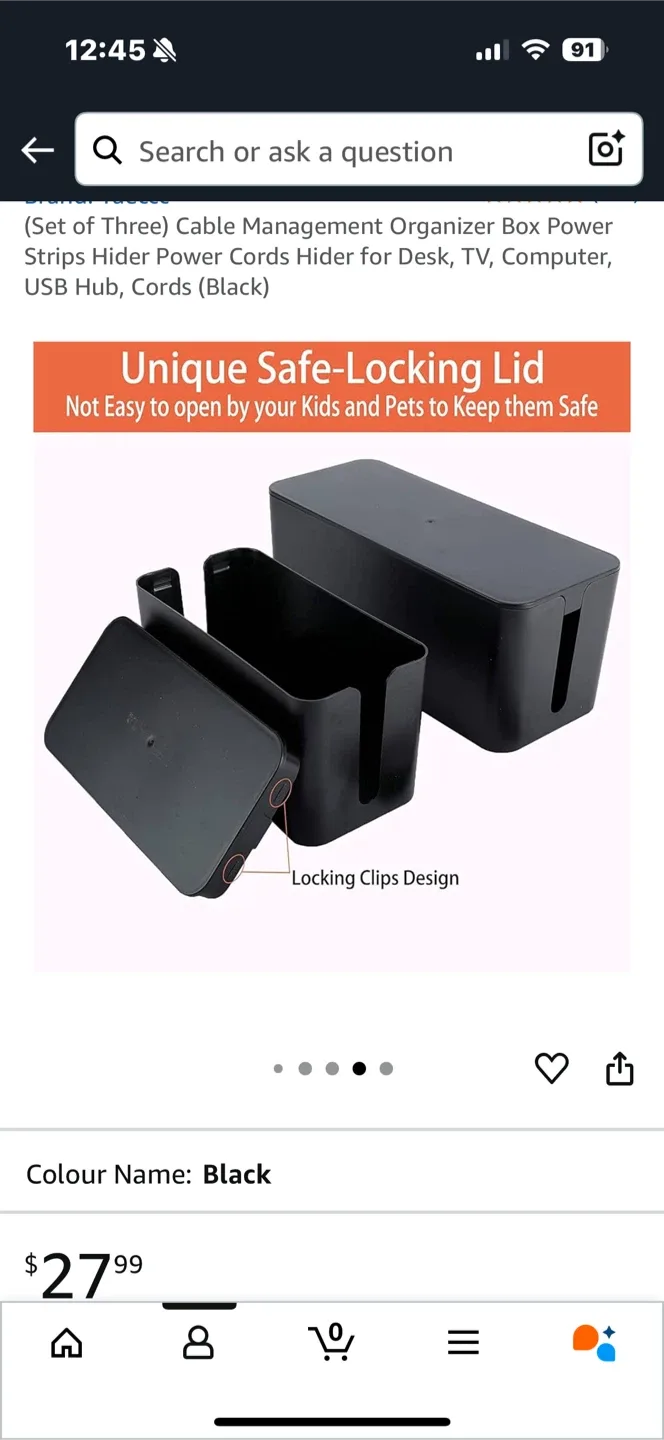 Cable Management Organizer Box Set image indicator(8)