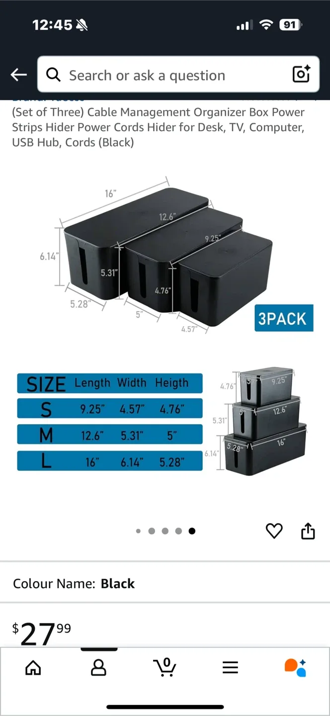 Cable Management Organizer Box Set image indicator(9)