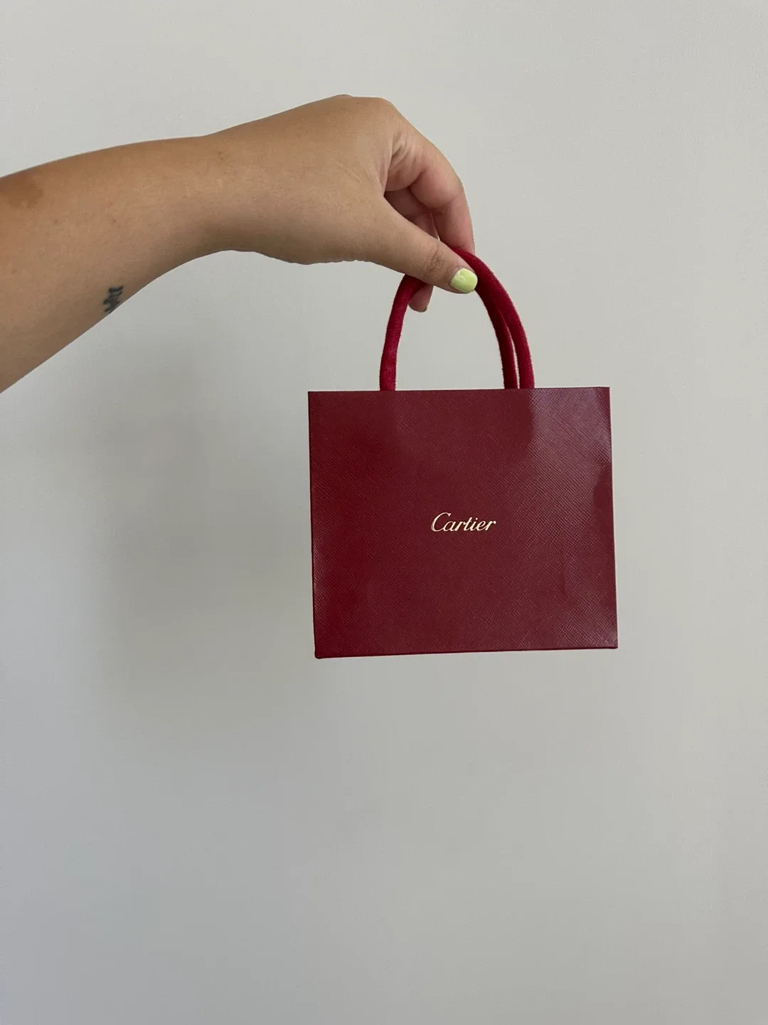 Cartier Gift Bag - Red thumbnail