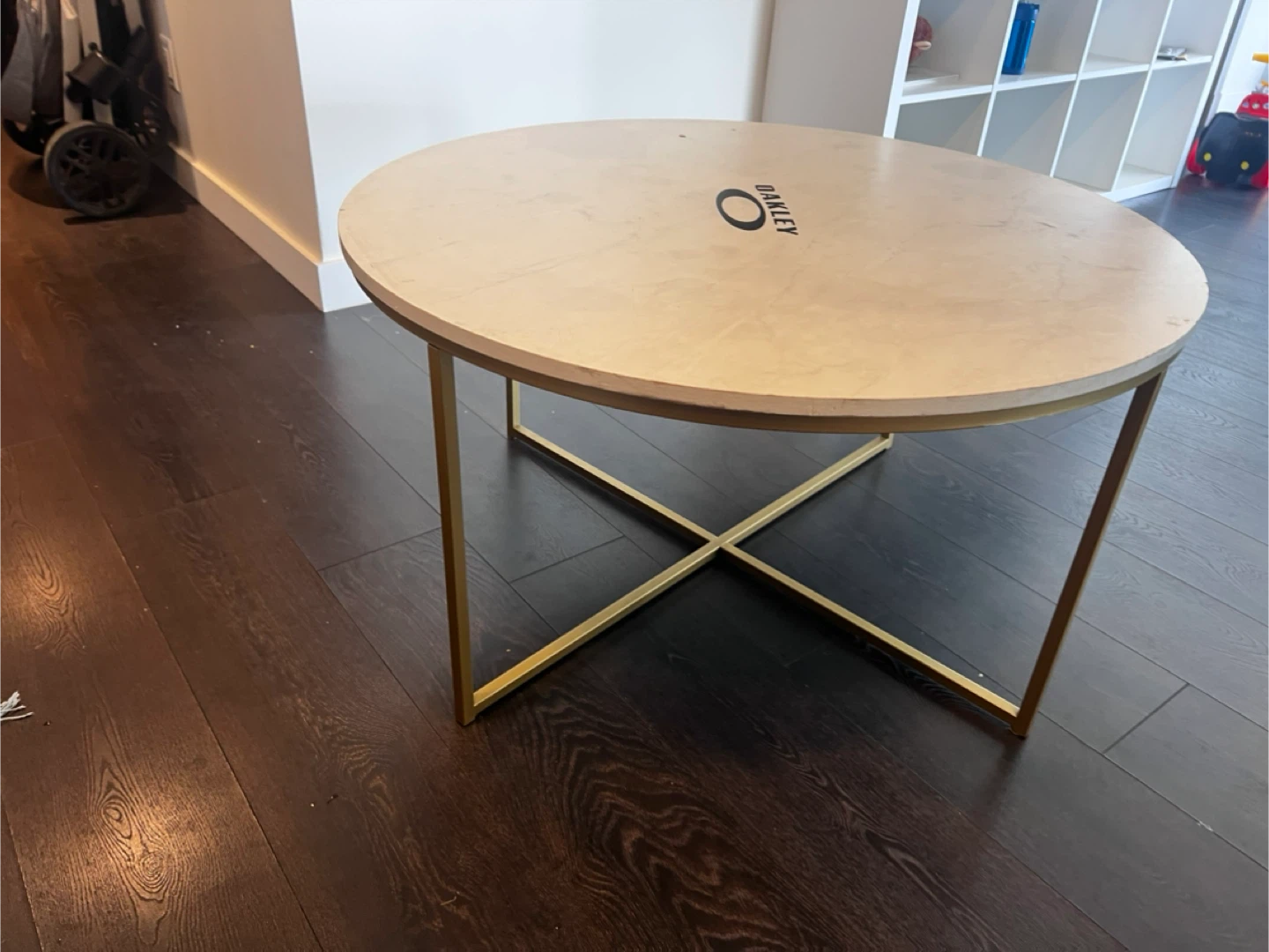Round Coffee Table - Gold Legs - photo 5