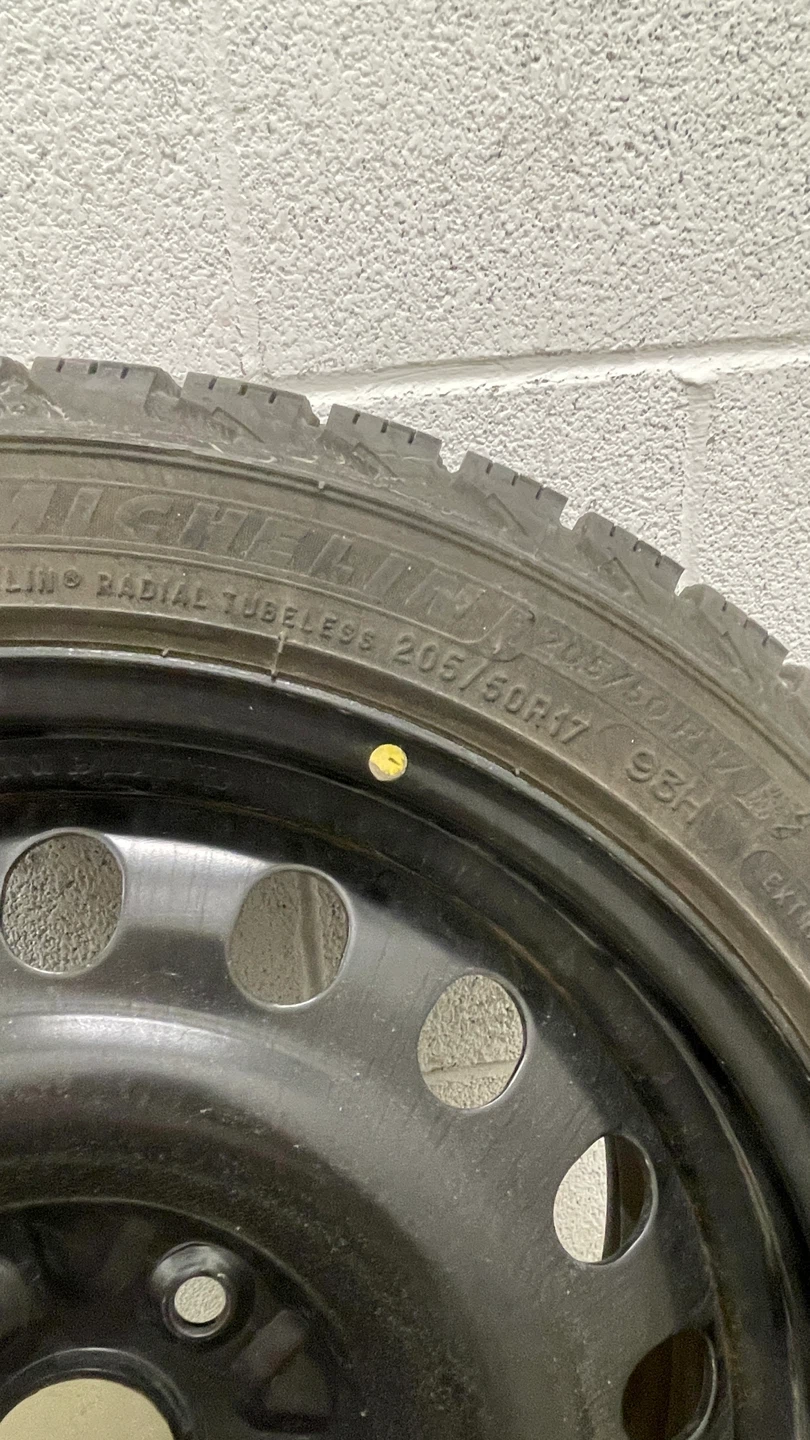 Full Set of Michelin Winter Tires - photo 2