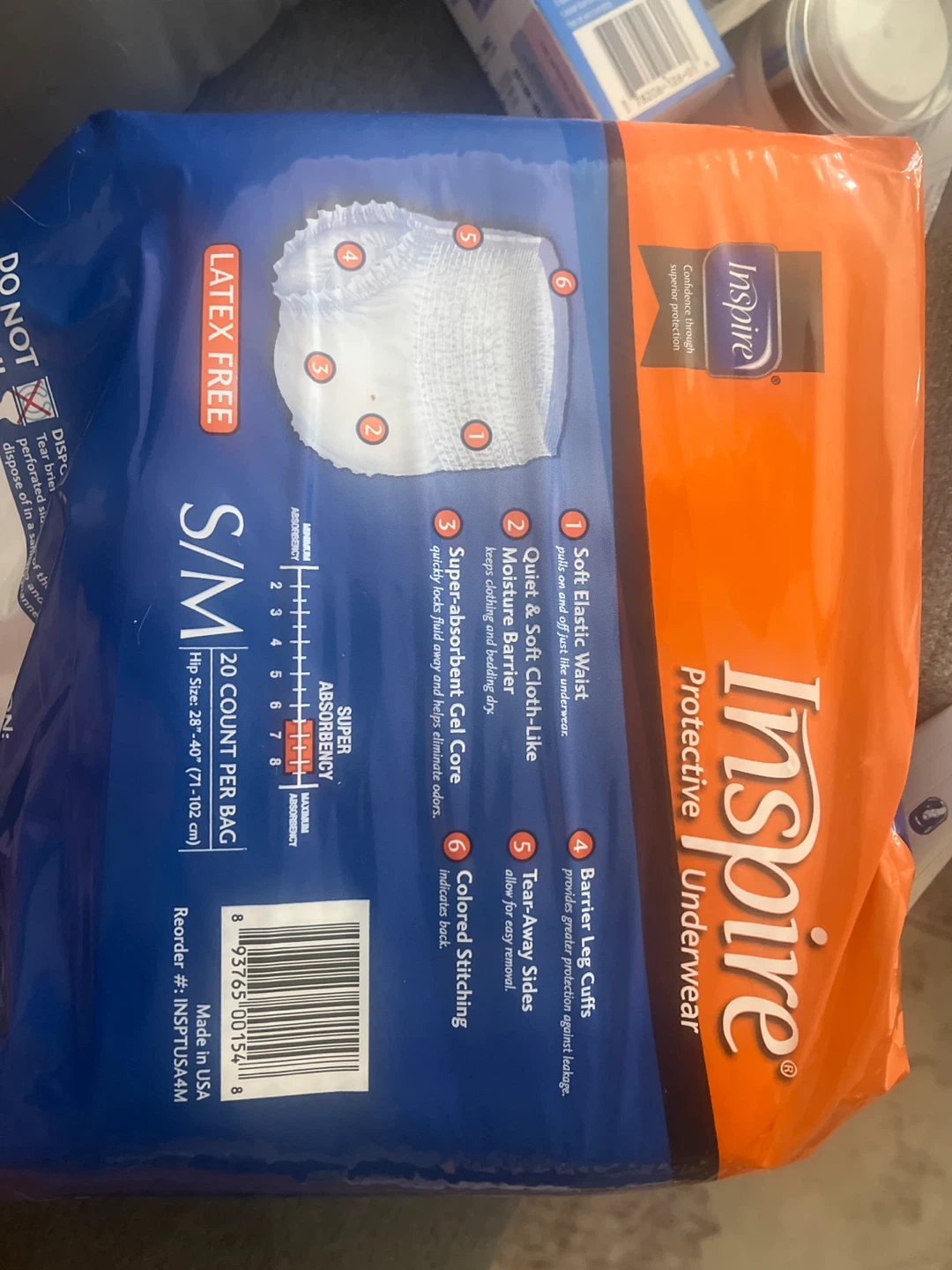 Inspire Protective Underwear S/M - photo 2