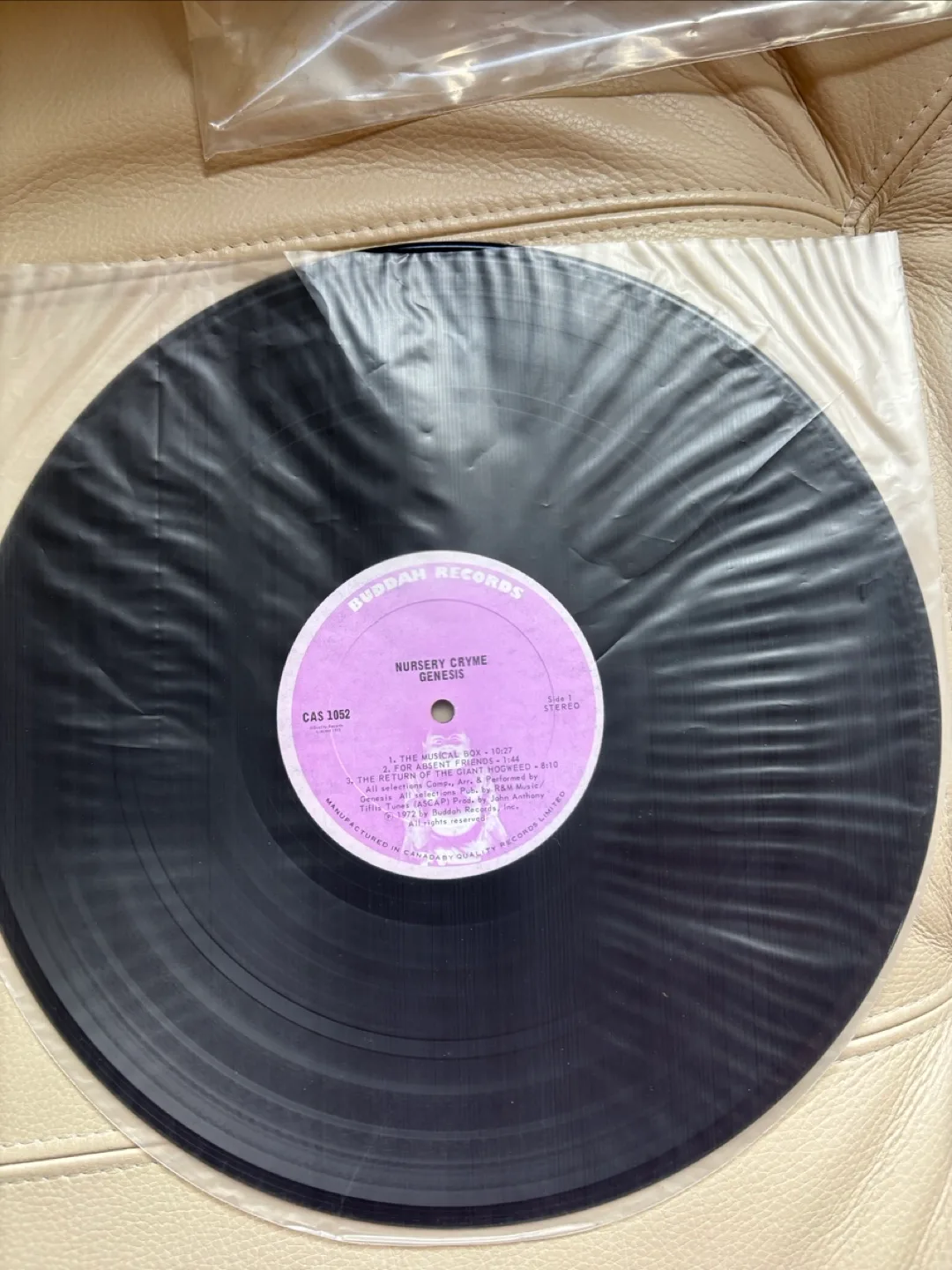 Vintage Genesis Nursery Cryme Vinyl Record image indicator(5)