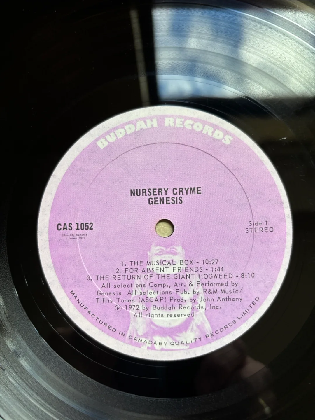 Vintage Genesis Nursery Cryme Vinyl Record image indicator(6)