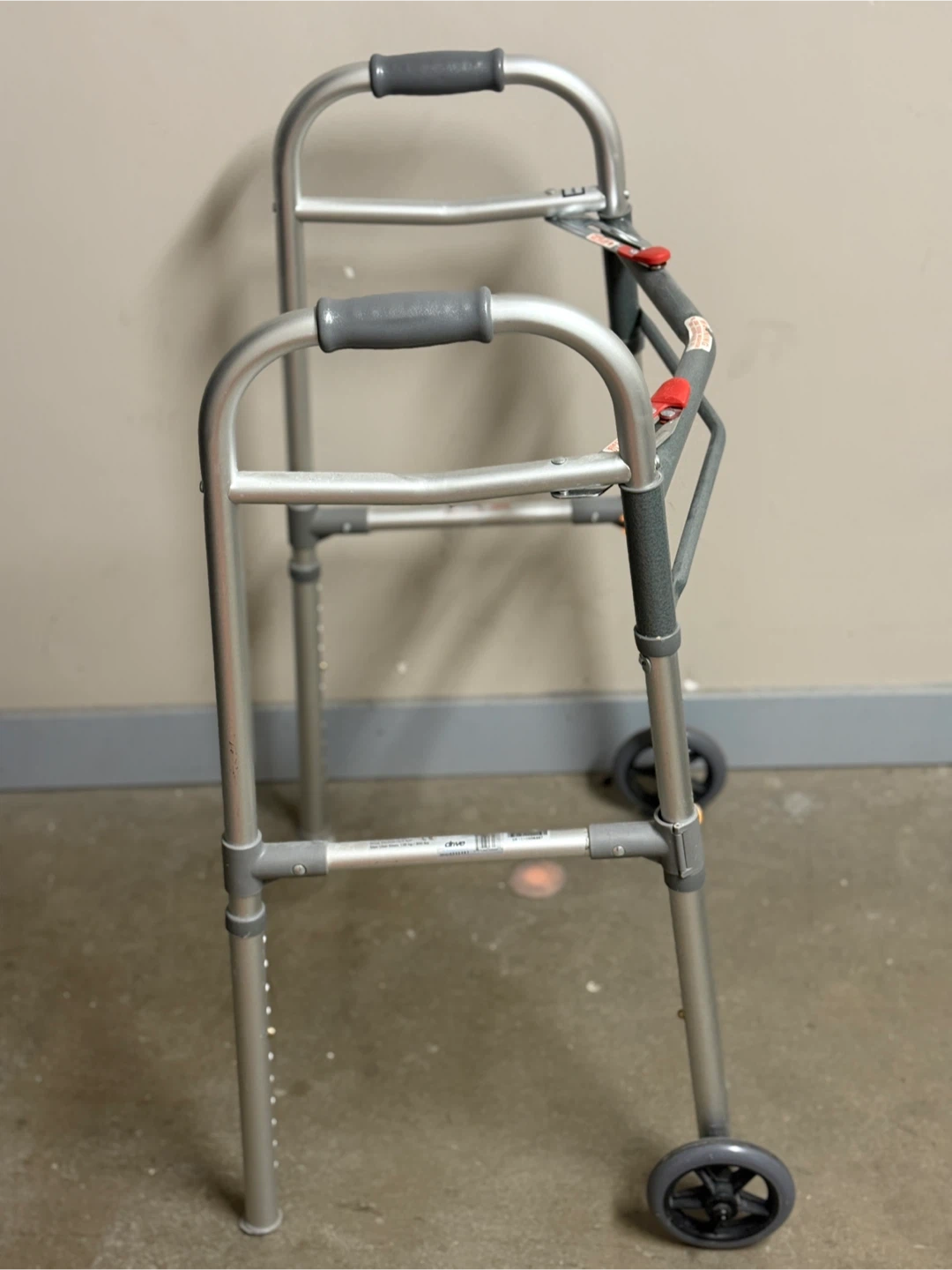 Drive Folding Walker with Wheels - photo 2