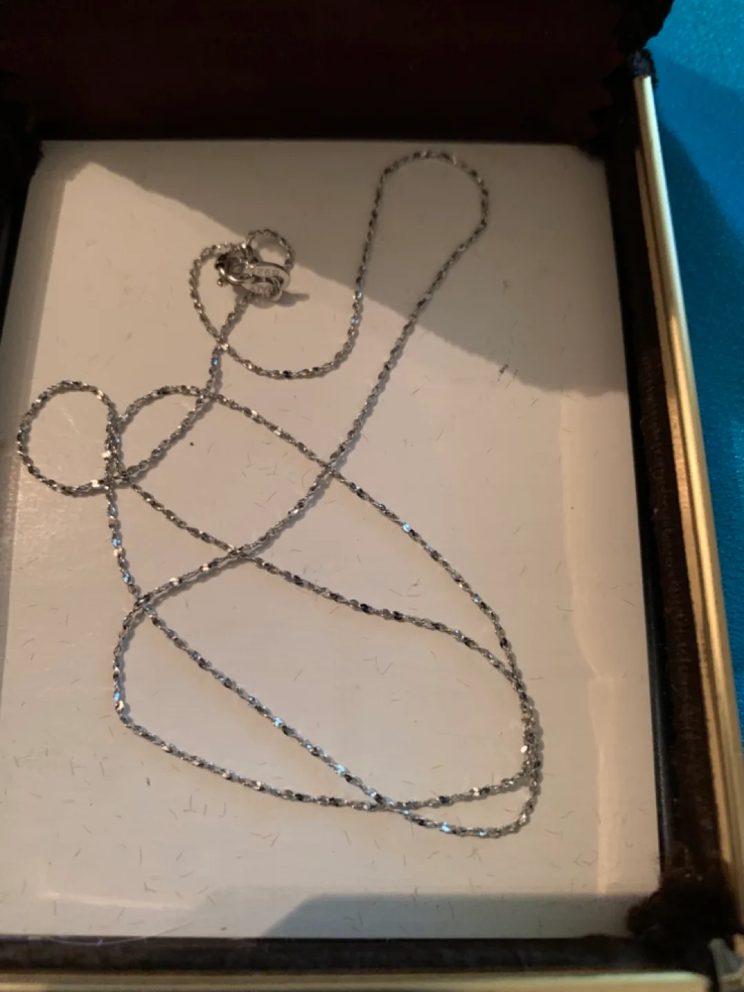 Italian sterling Silver Chain Necklace thumbnail