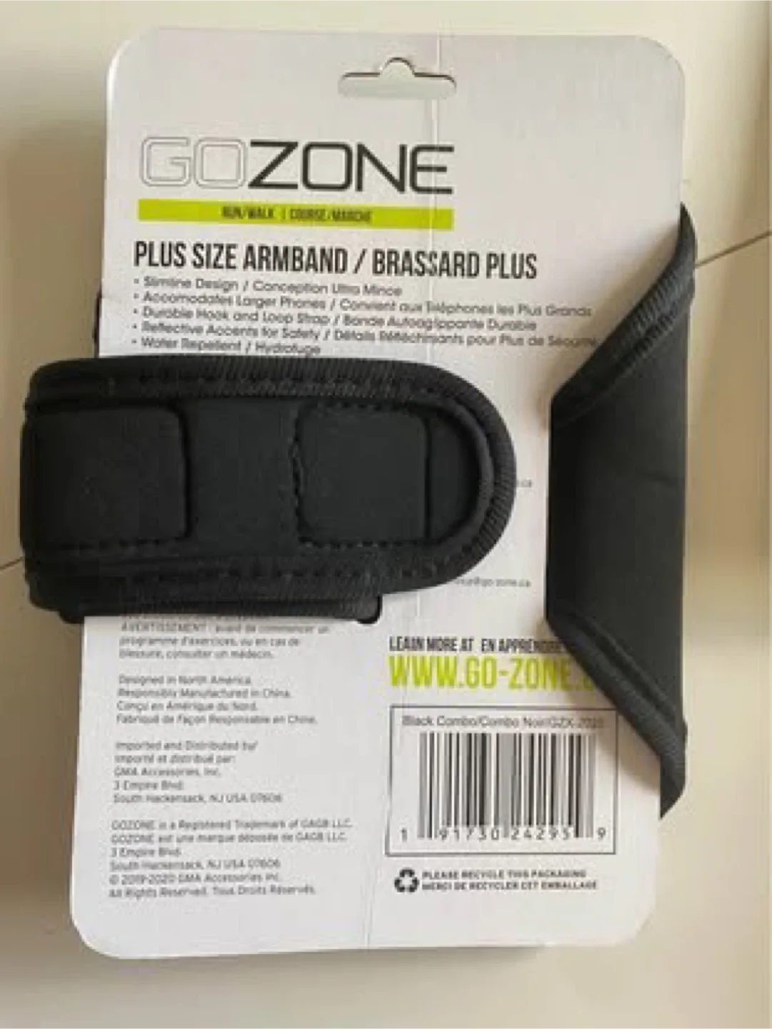 GoZone Plus Size Armband & Slimline Waist Pack image indicator(3)