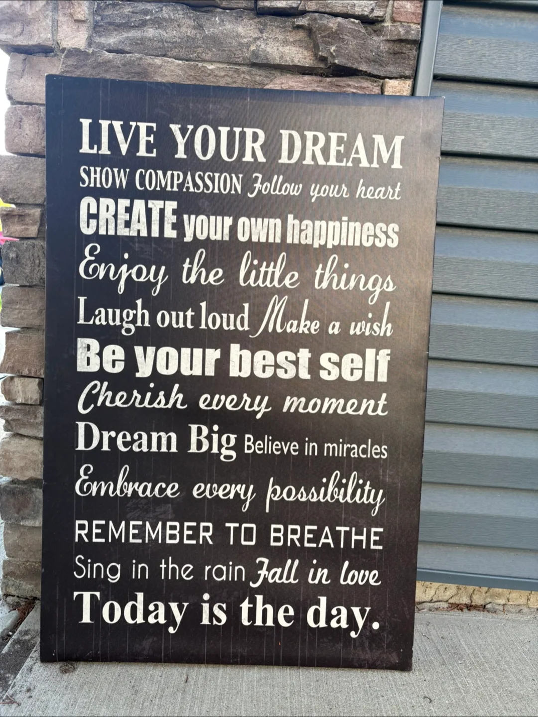 Inspirational Quote Wall Art