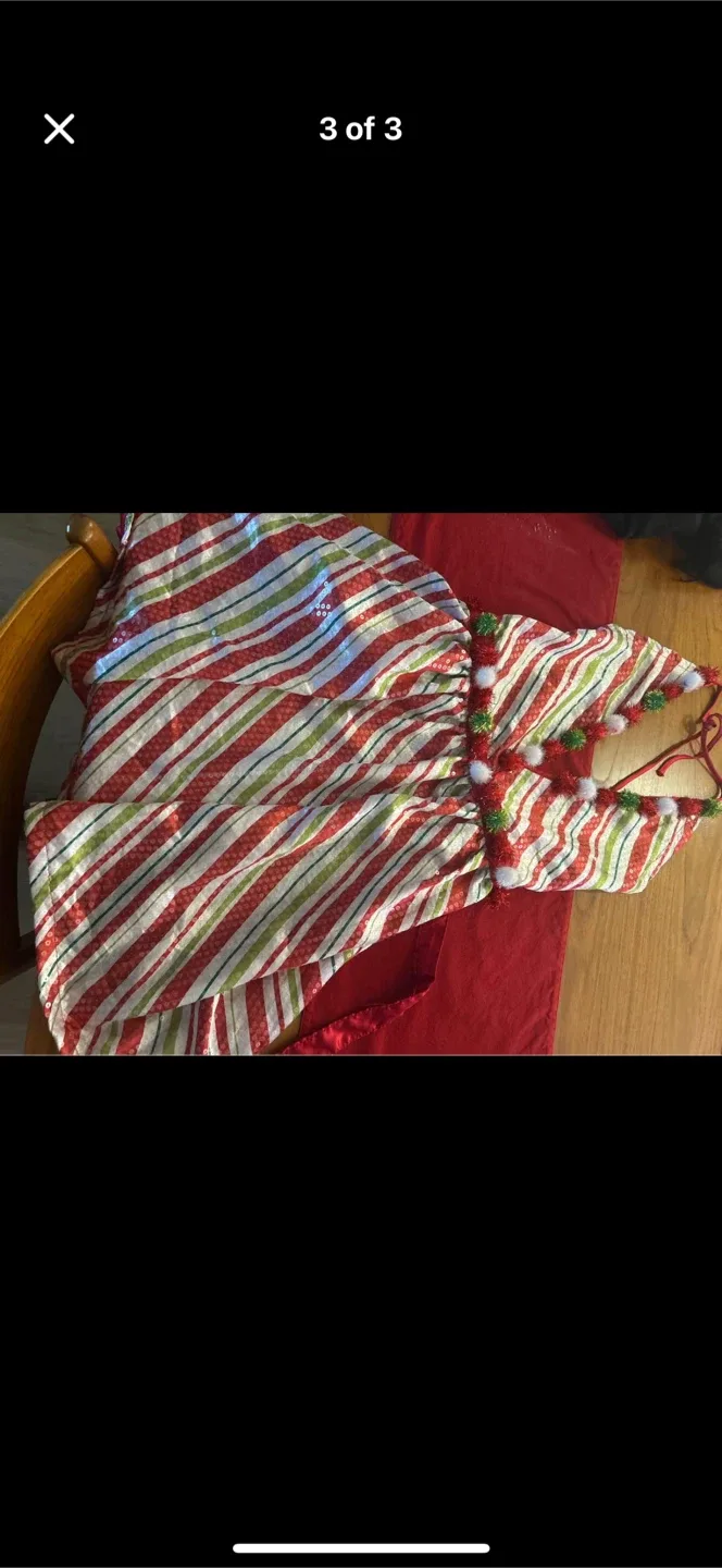 Christmas Candy Cane apron image indicator(3)