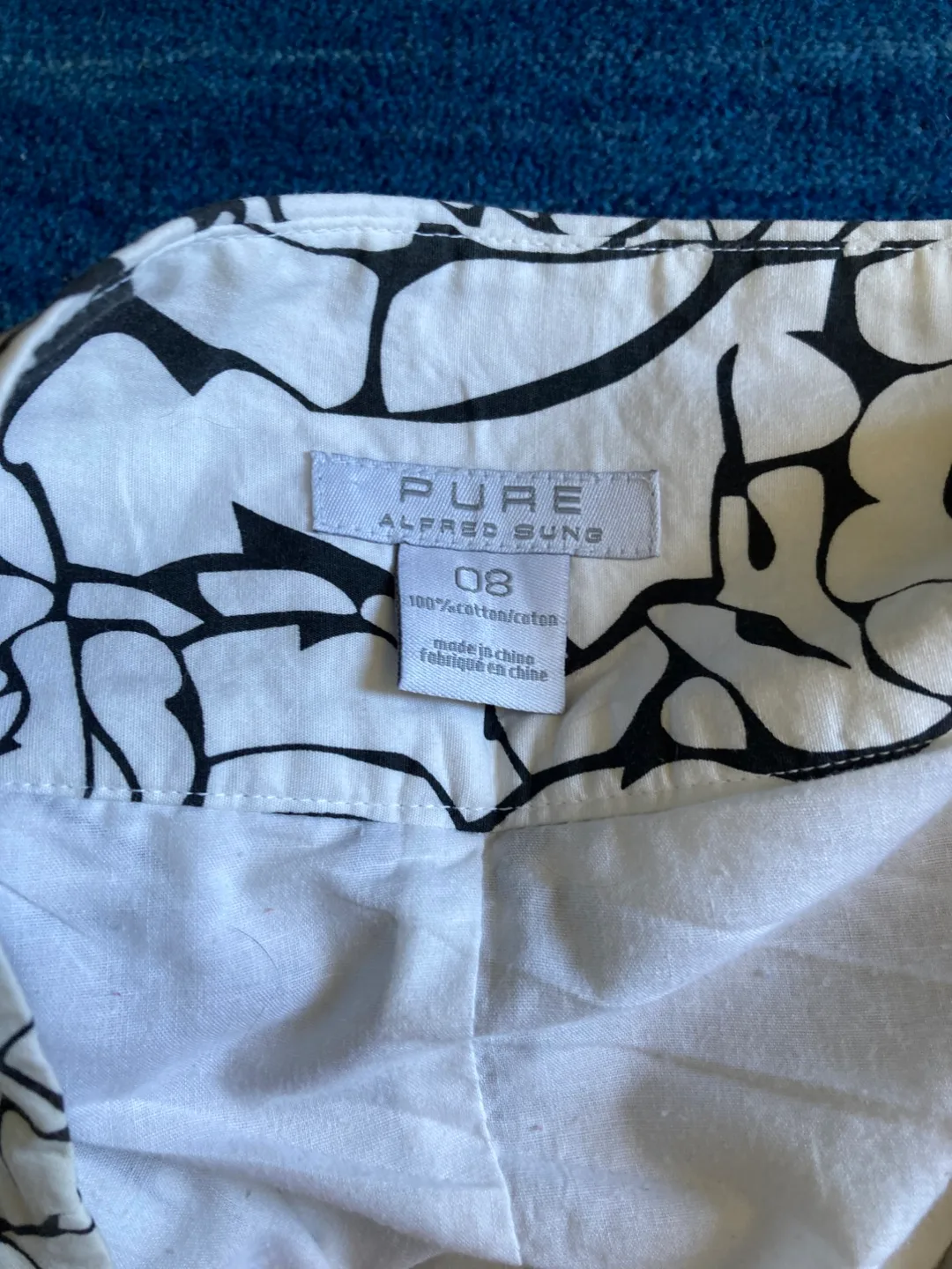 Alfred Sung Cotton Skirt, Size 8 image indicator(4)