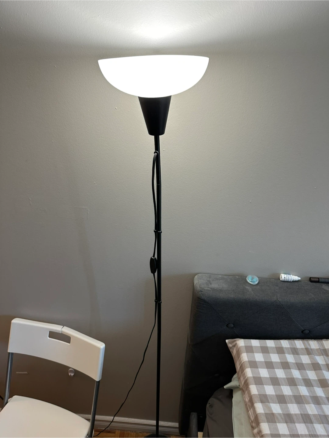 IKEA TÅGARP Floor uplighter, black/white - photo 2