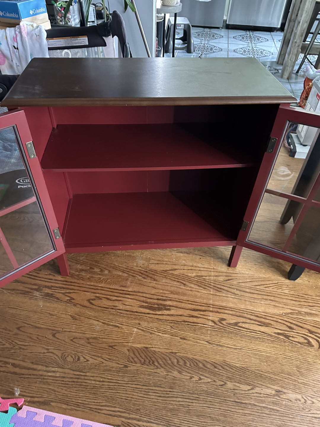 Red Accent Cabinet - 34" Wide - photo 2