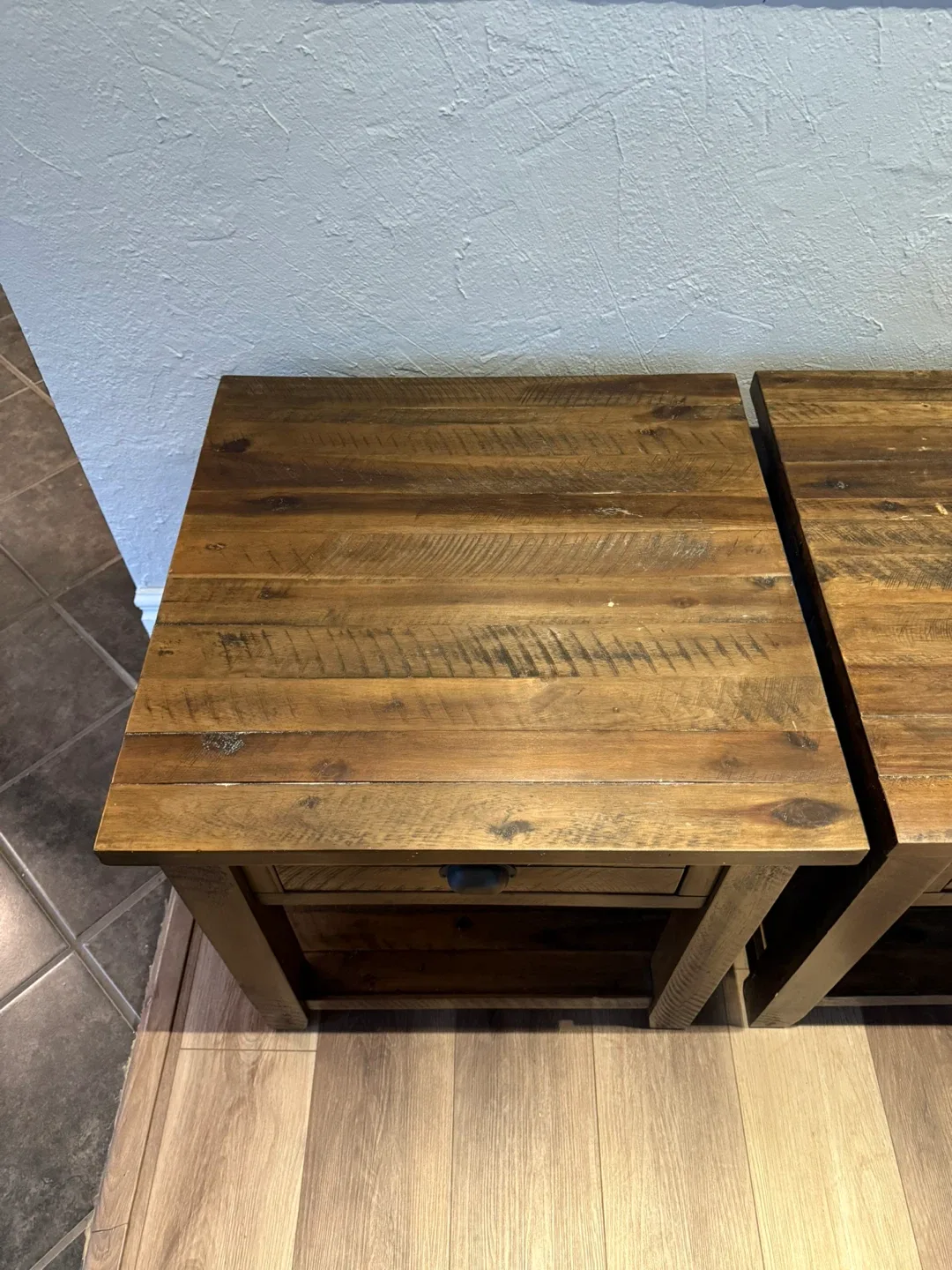 Quick sale-Solid Wood Nightstands image indicator(4)