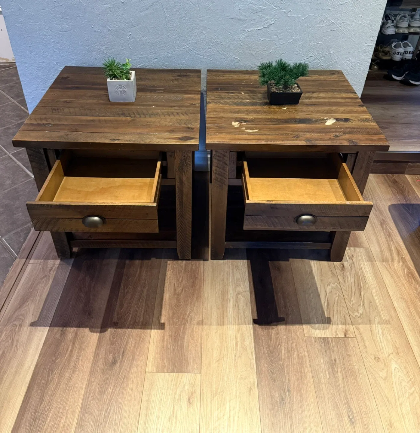 Quick sale-Solid Wood Nightstands image indicator(2)