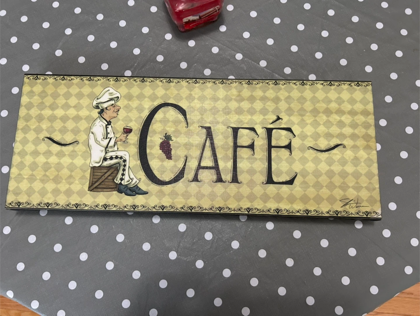 Cafe Wall Art Sign