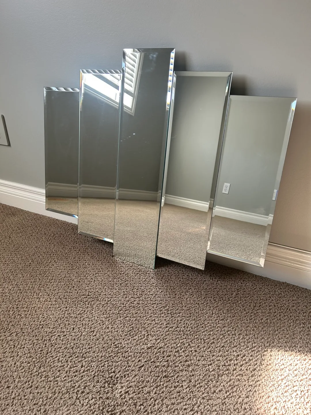 Modern Beveled Edge Frameless Mirrors image indicator(2)