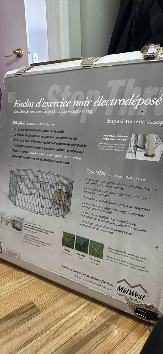 Dog or cat or any animal pen for exercise