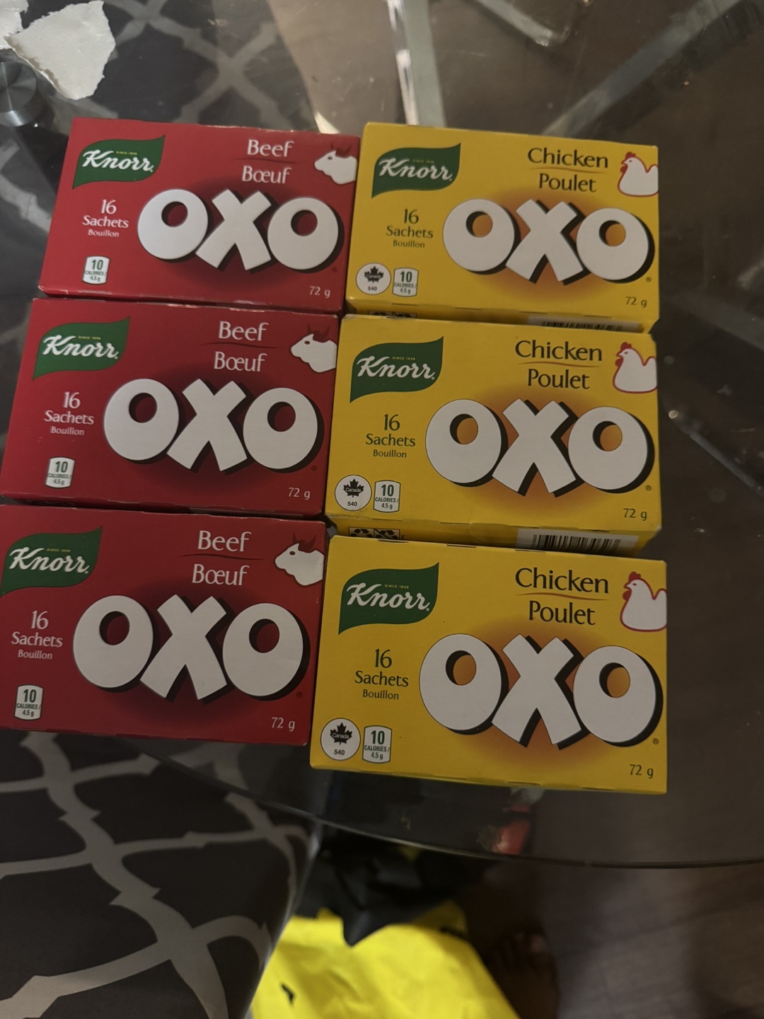 Knorr OXO Bouillon Cubes - Beef & Chicken
