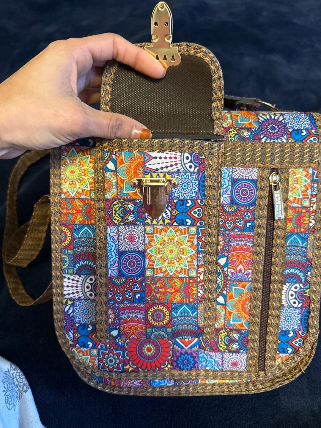 Colourful Patterned Shoulder Bag image indicator(2)