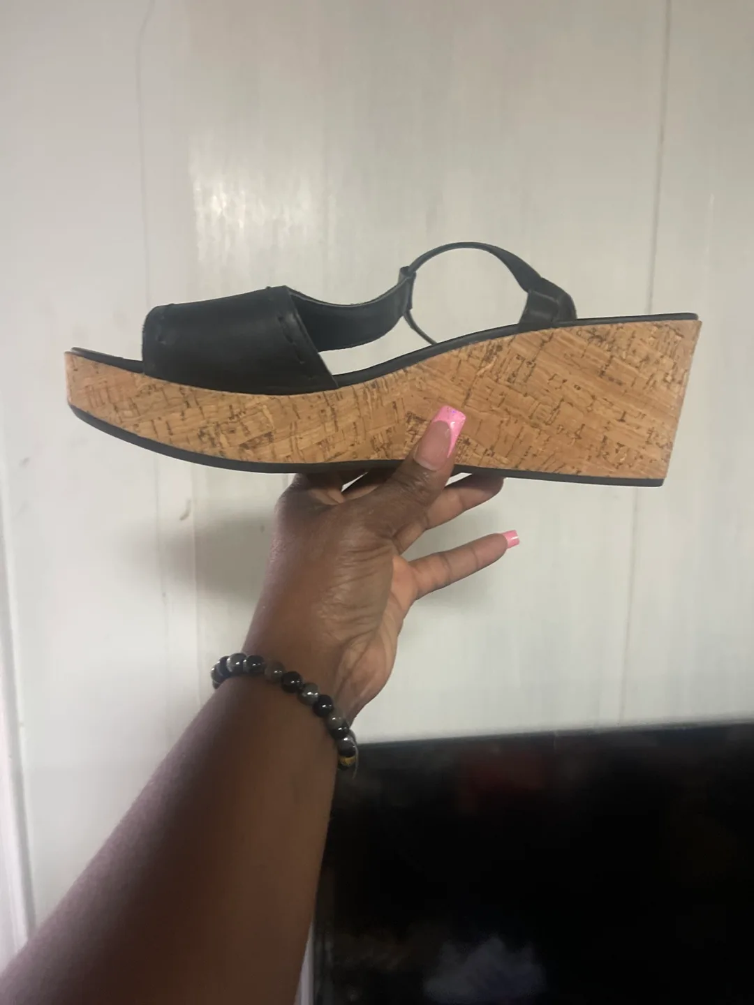 Hush Puppies Black Wedge Sandals image indicator(2)