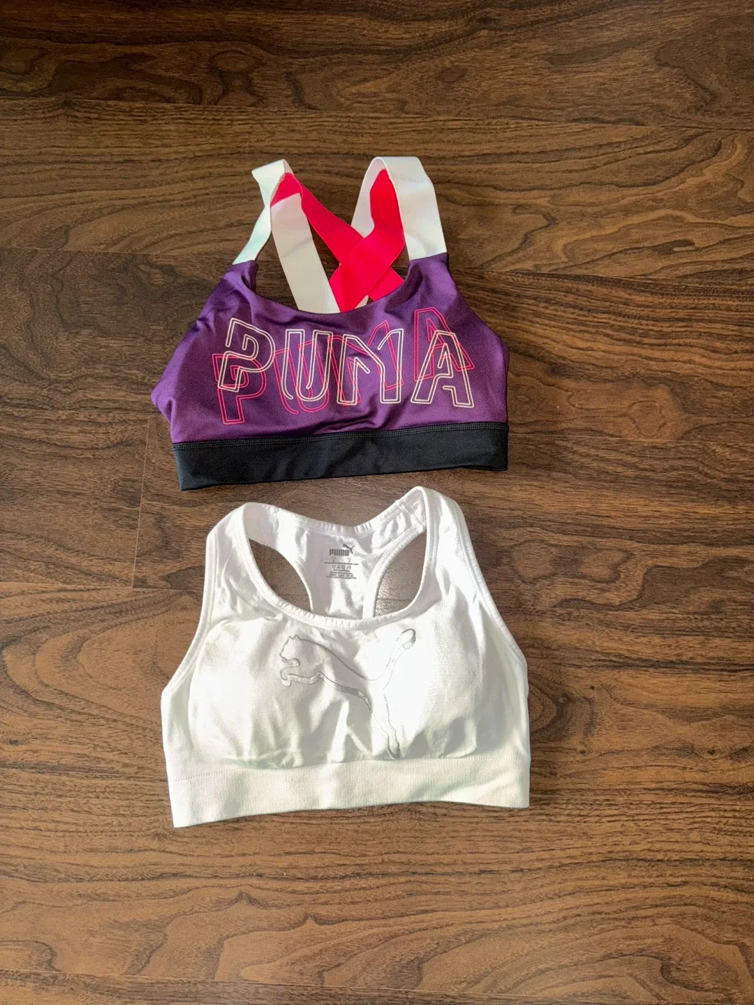 Puma Sports Bras - Purple & White thumbnail