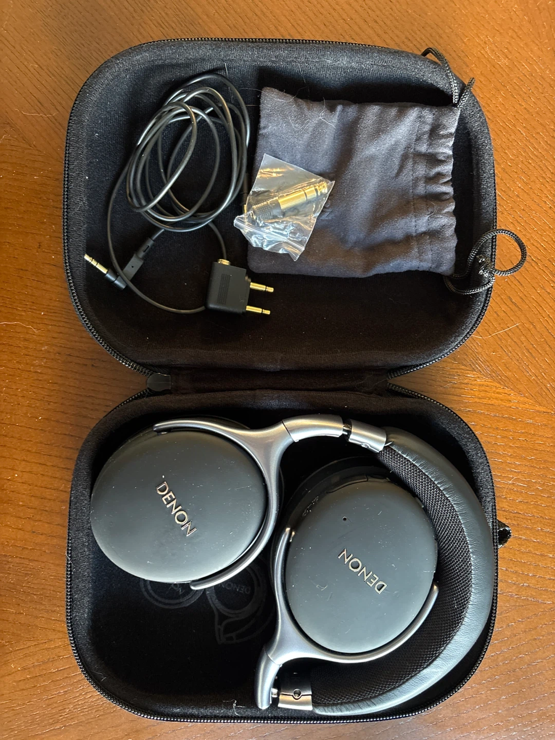 Denon Headphones with Case