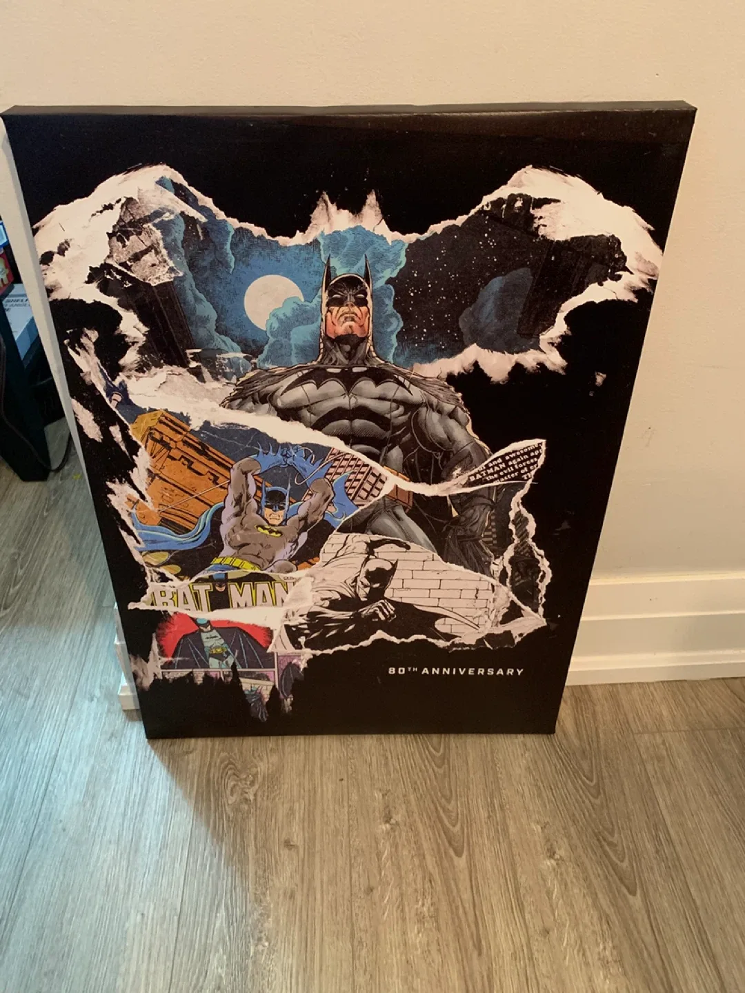 Batman 80th Anniversary Canvas Wall Art thumbnail