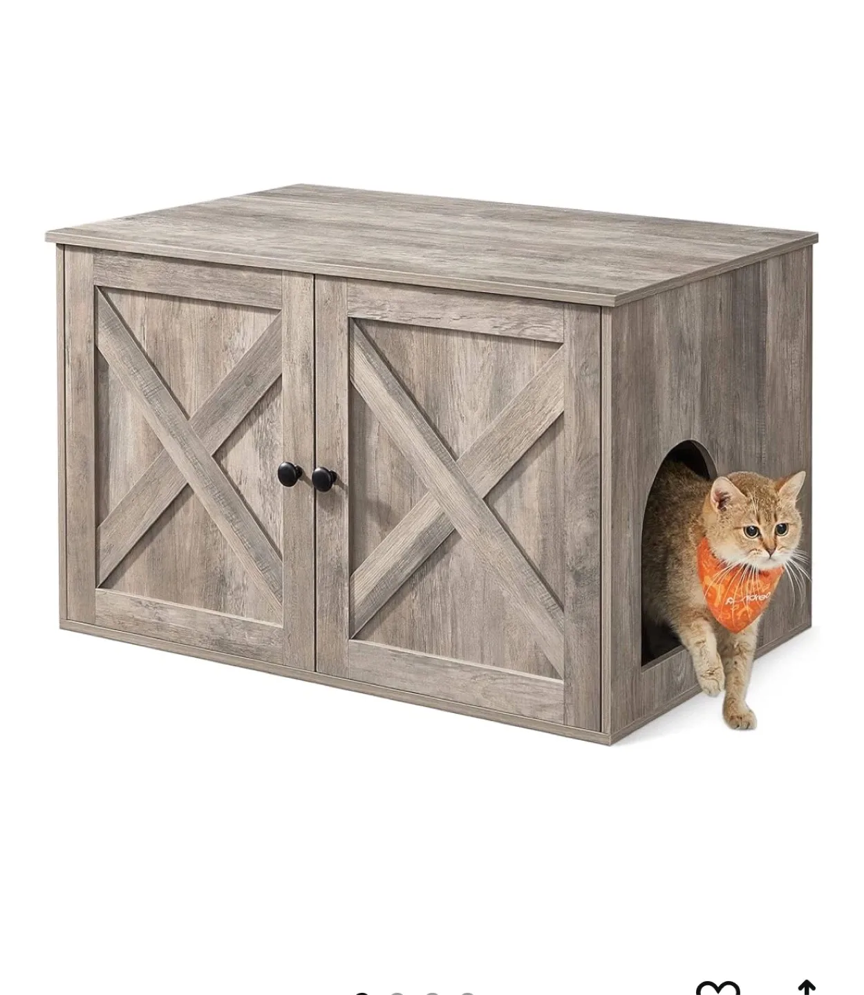 Rustic Farmhouse Cat Litter Box furniture/End Table thumbnail