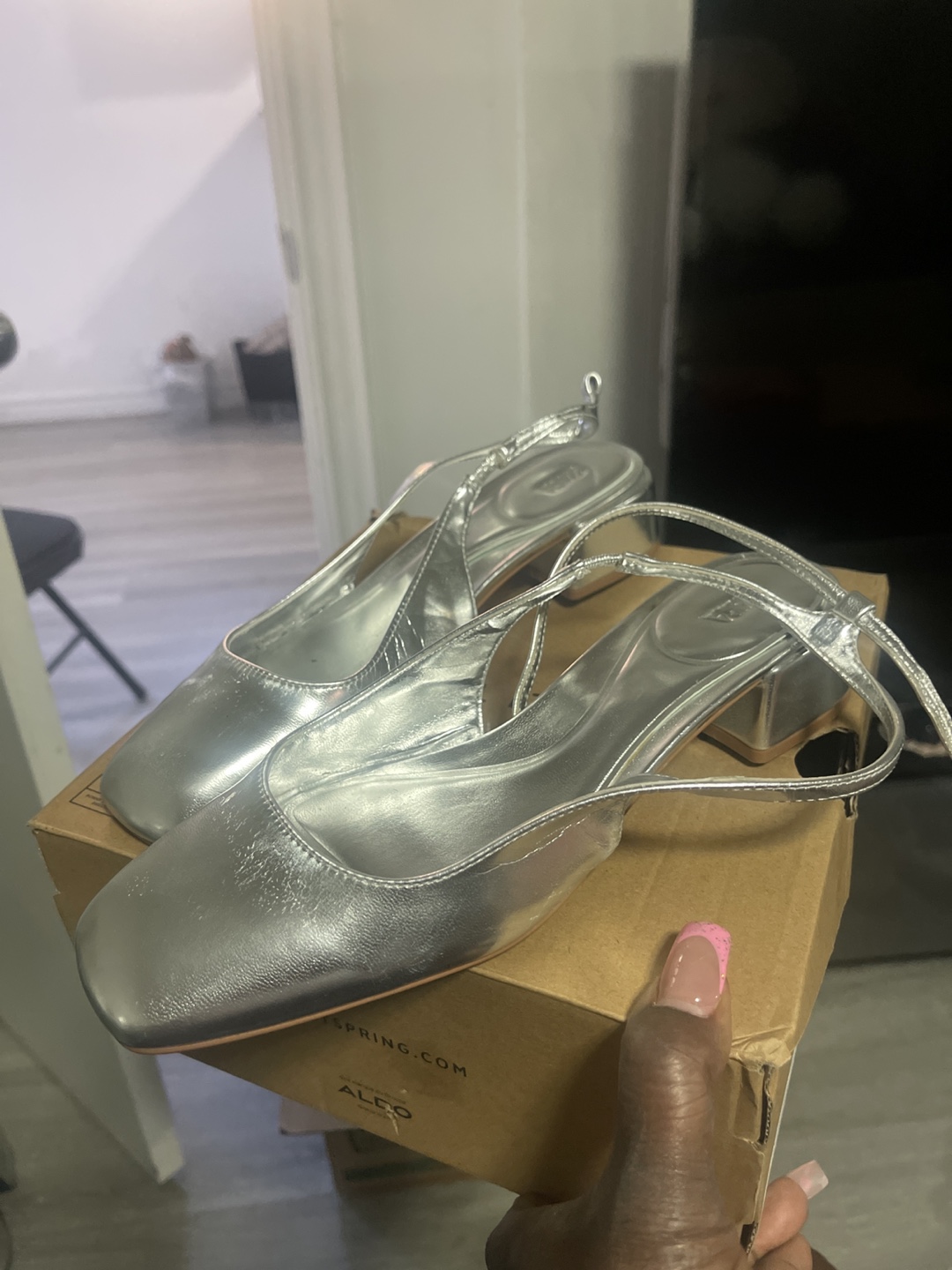 Zara Silver Heels - Size 7 - photo 2