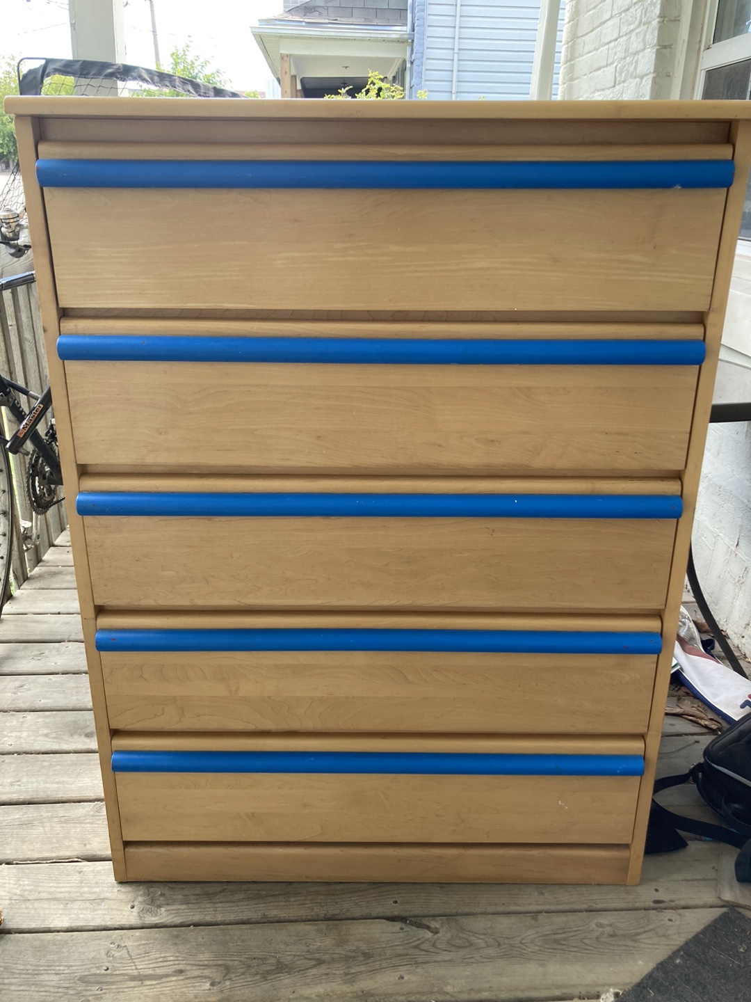 Wooden 5-Drawer Dresser
