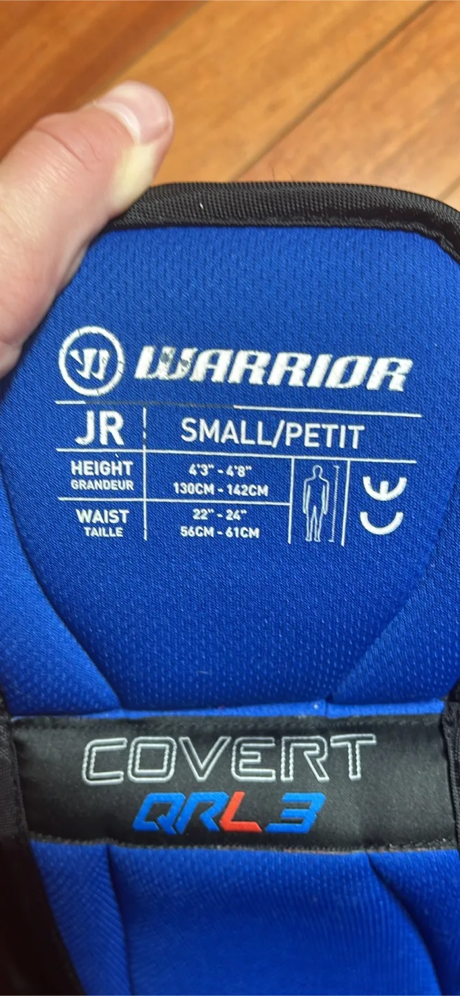 Warrior Covert QRL 3 Junior Hockey Pants - Small image indicator(4)