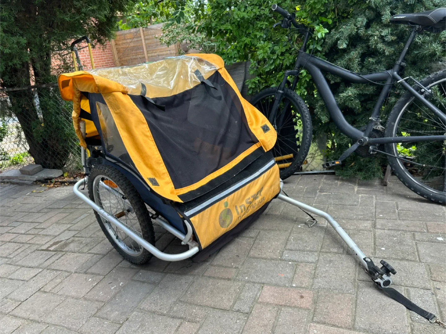 InStep Bike Trailer, Yellow & Black thumbnail