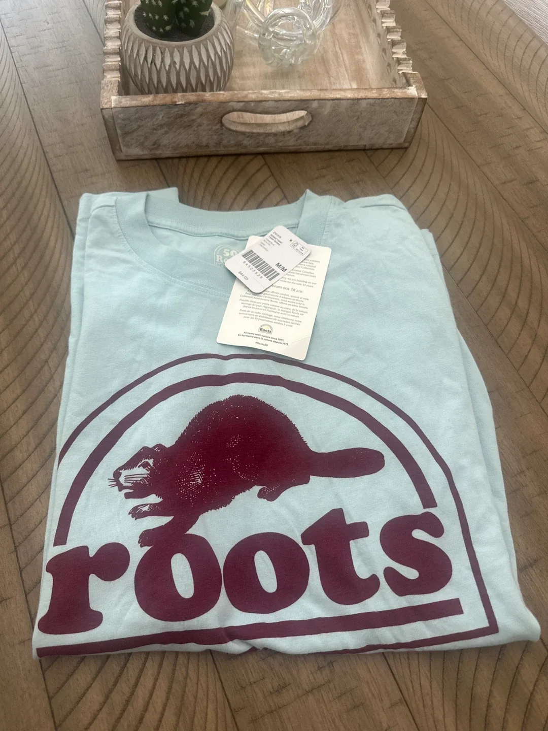 Roots Reissue Graphic Tee - Blue, Size M thumbnail