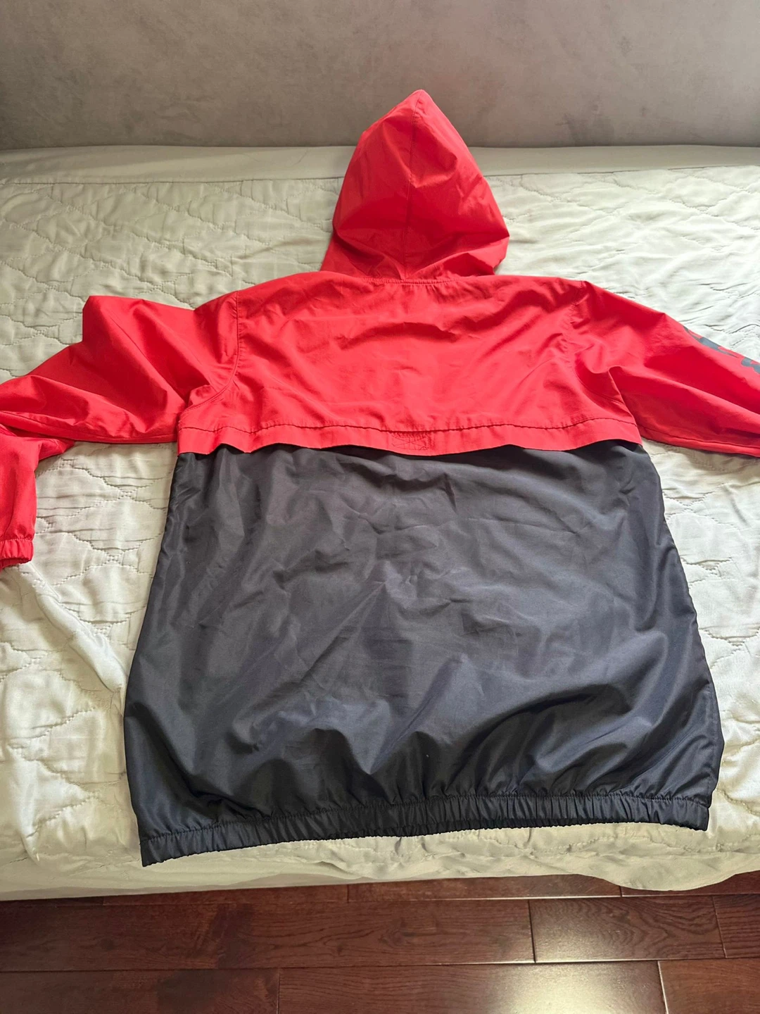 Champion Red & Black Windbreaker Jacket - Size XL - photo 4