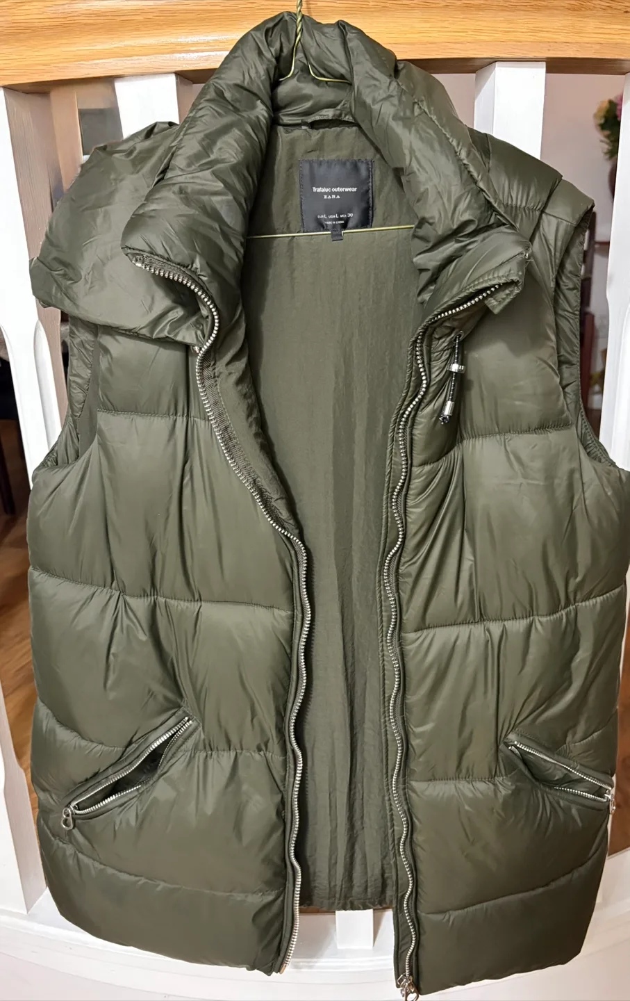 Zara Trafaluc Outerwear Vest - Size L thumbnail