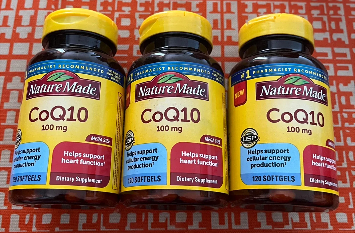 Nature Made CoQ10 100mg, 120 Softgels - New! thumbnail