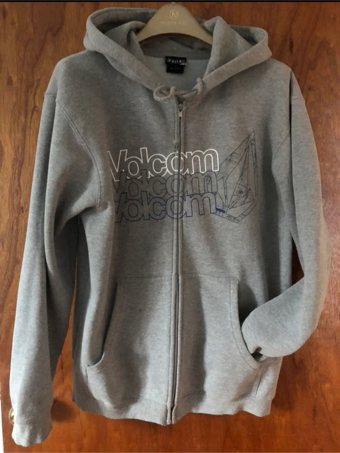 Volcom Grey Hoodie - Size Small fits me youth thumbnail