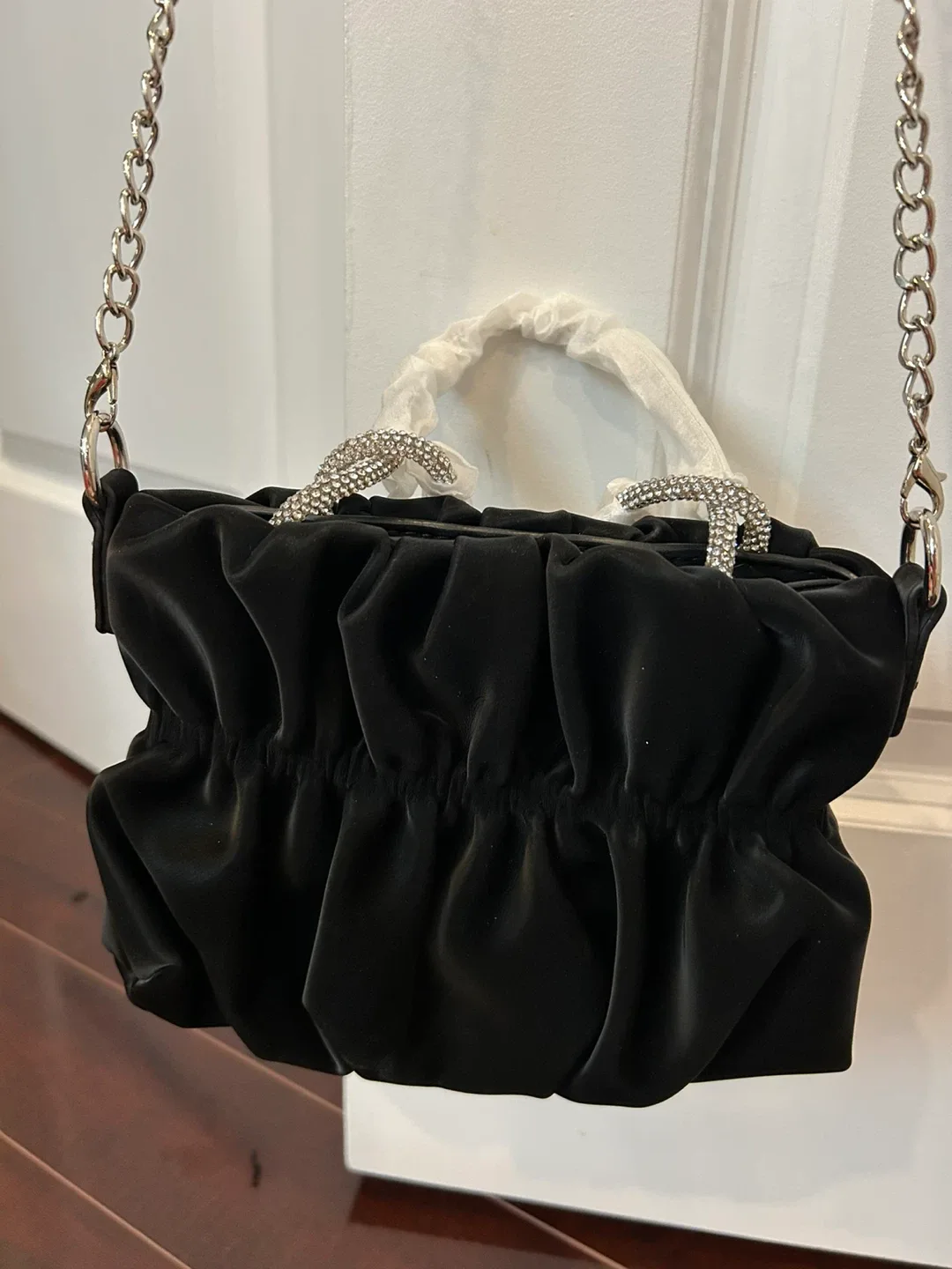 Black Velvet Chain Bag image indicator(2)