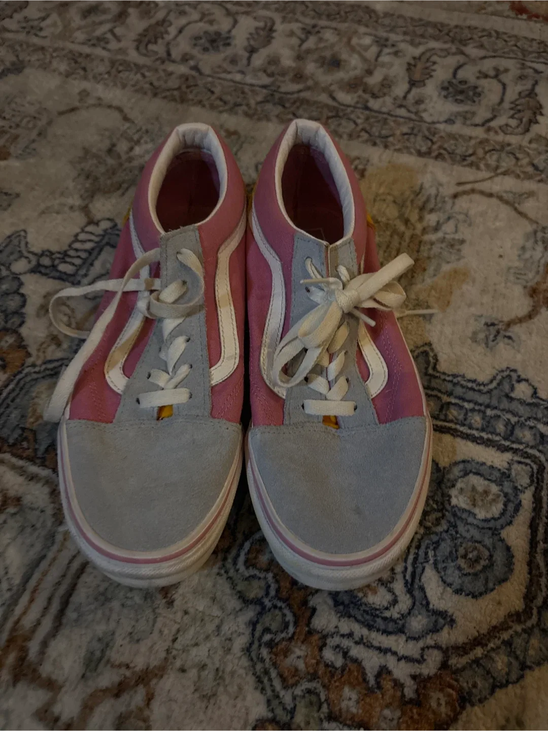 Vans Old Skool Pink/Grey Sneakers thumbnail