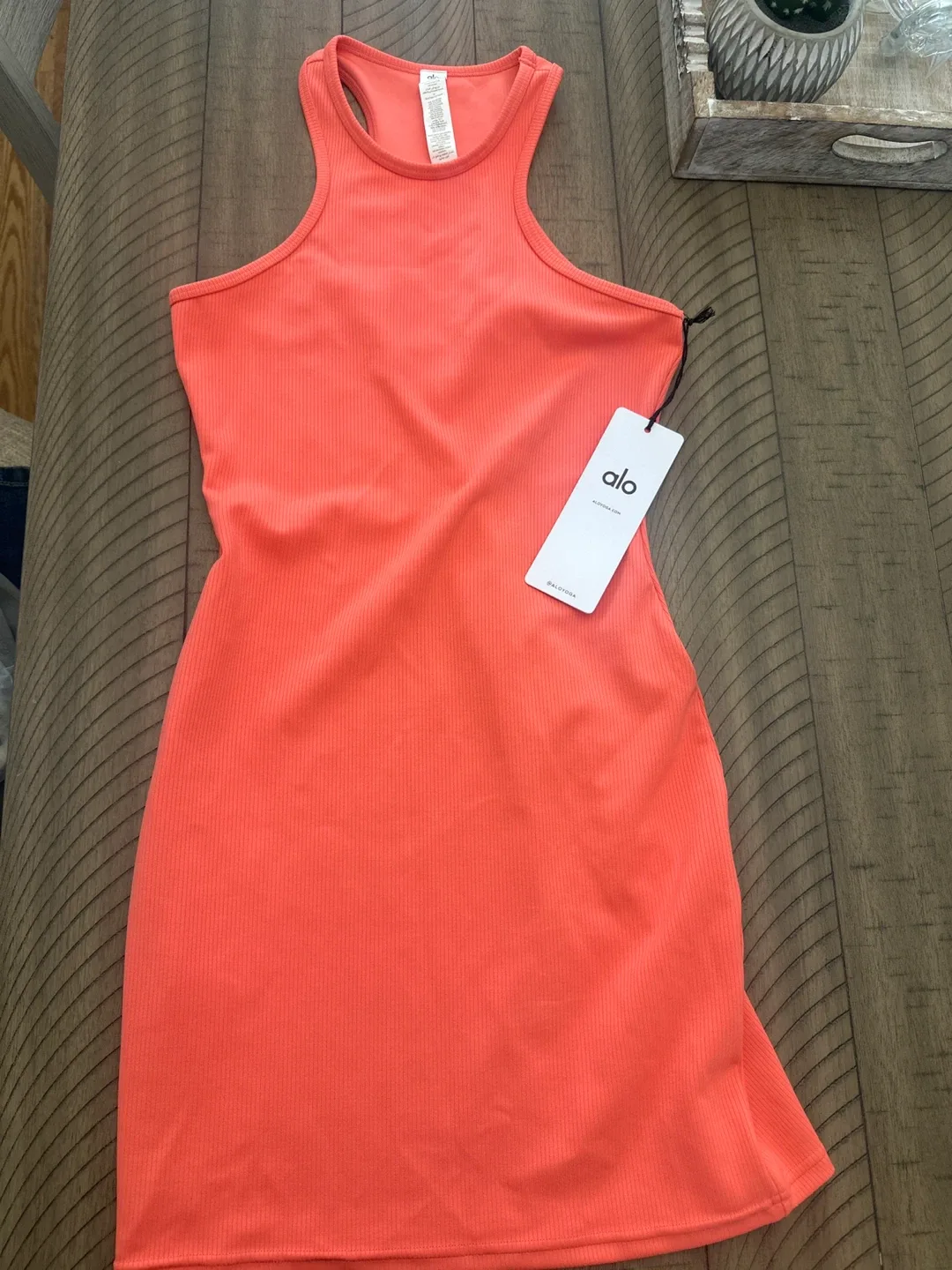 New Alo Yoga Airlift Ribbed Magnetic Dress XS thumbnail