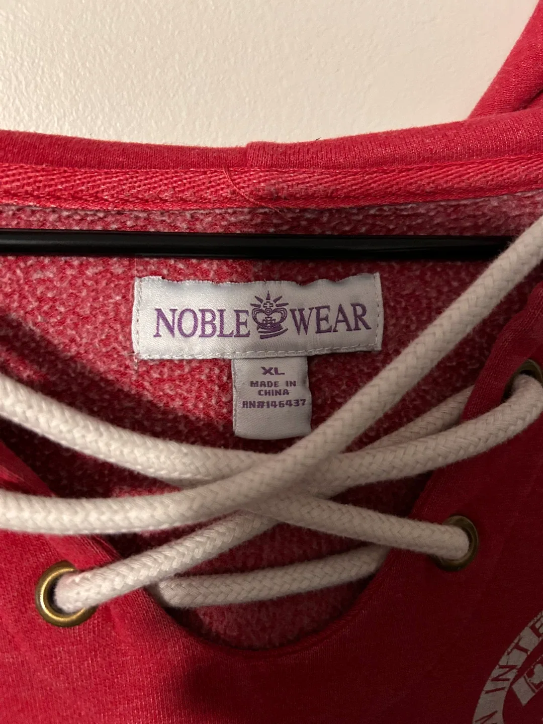 Noble Wear Red Hoodie - Size XL image indicator(2)