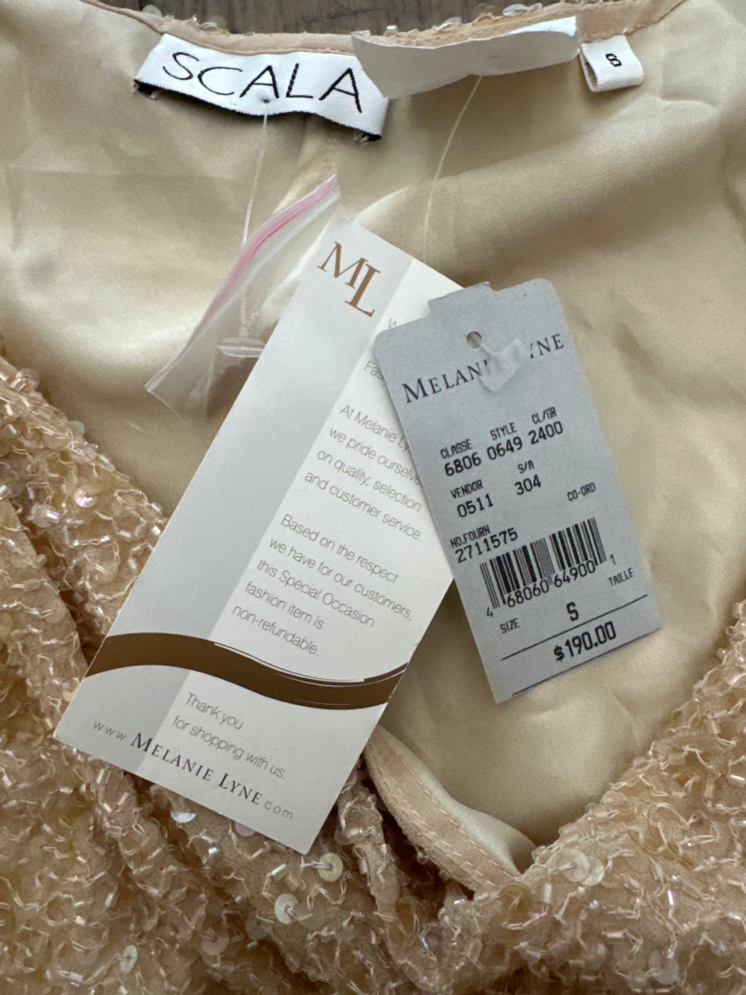 Scala Sequin Top - Size S - photo 3