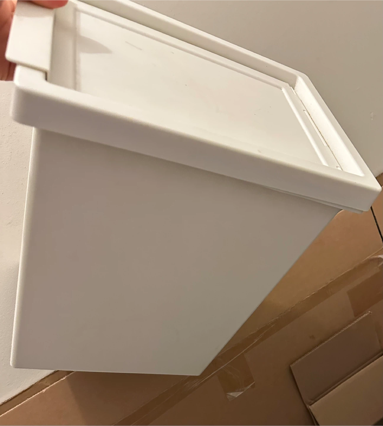 IKEA Bin with lid, white - 35 x 26 x 42 cm - photo 3