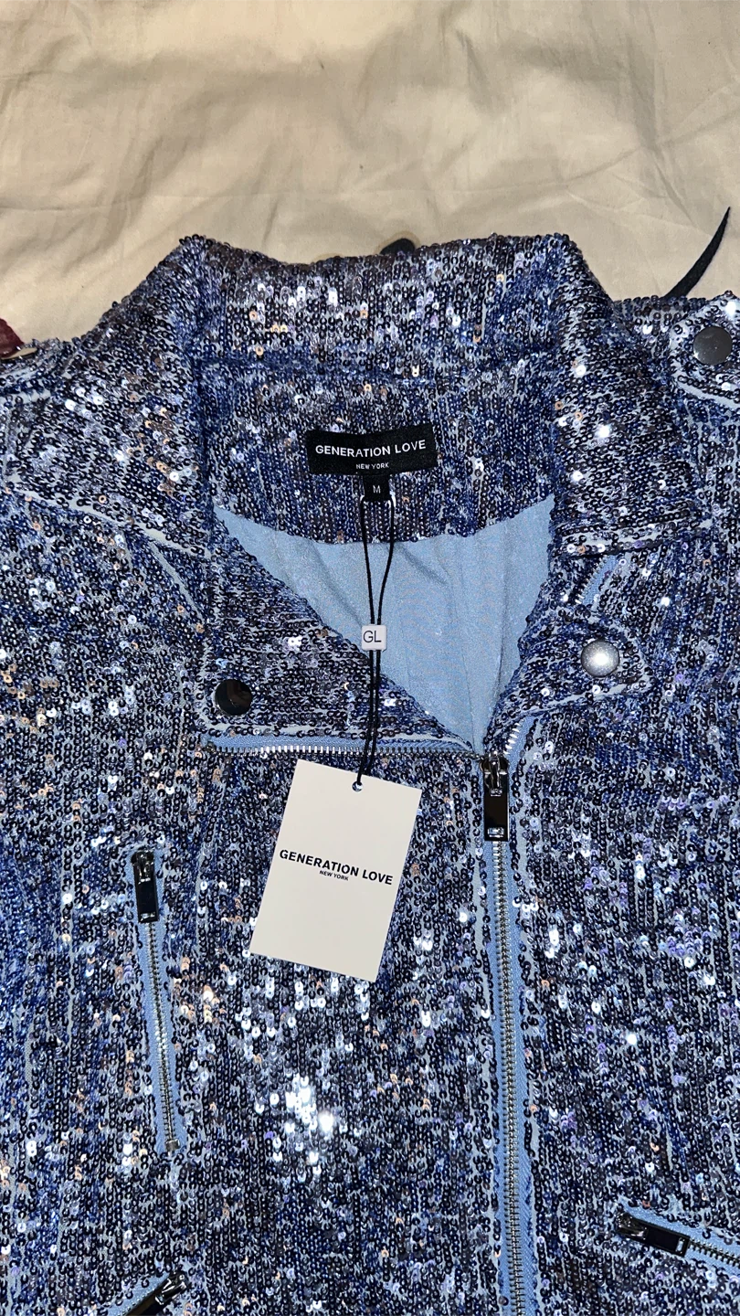 Generation Love Sequin Jacket - Size M - photo 2