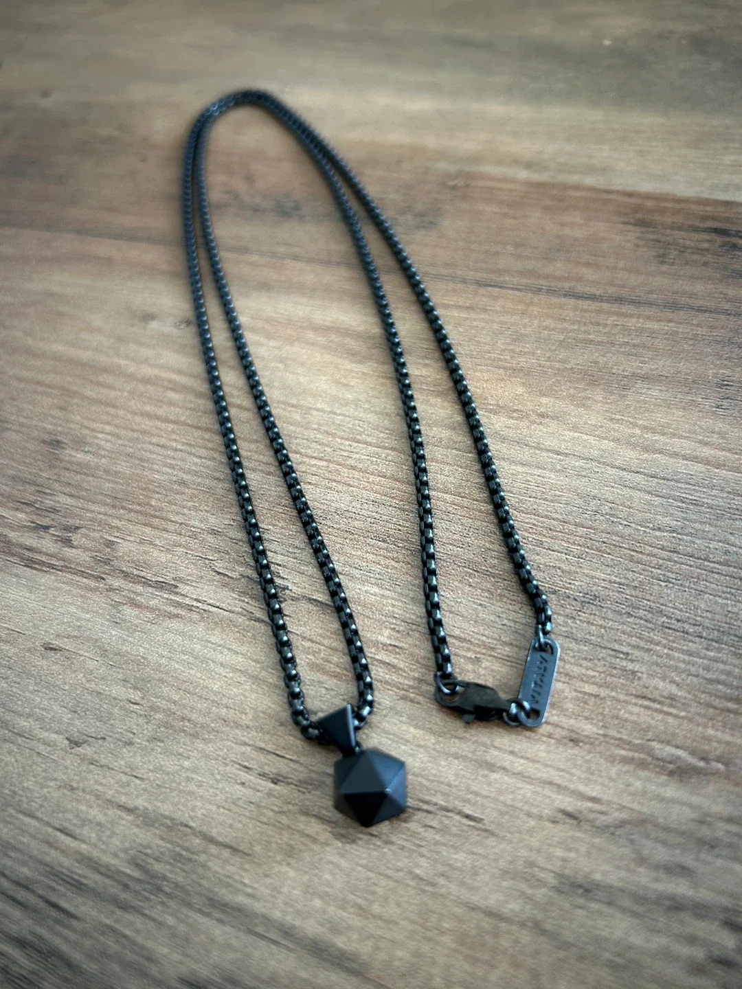 Vitaly Black Pendant Necklace image indicator(2)