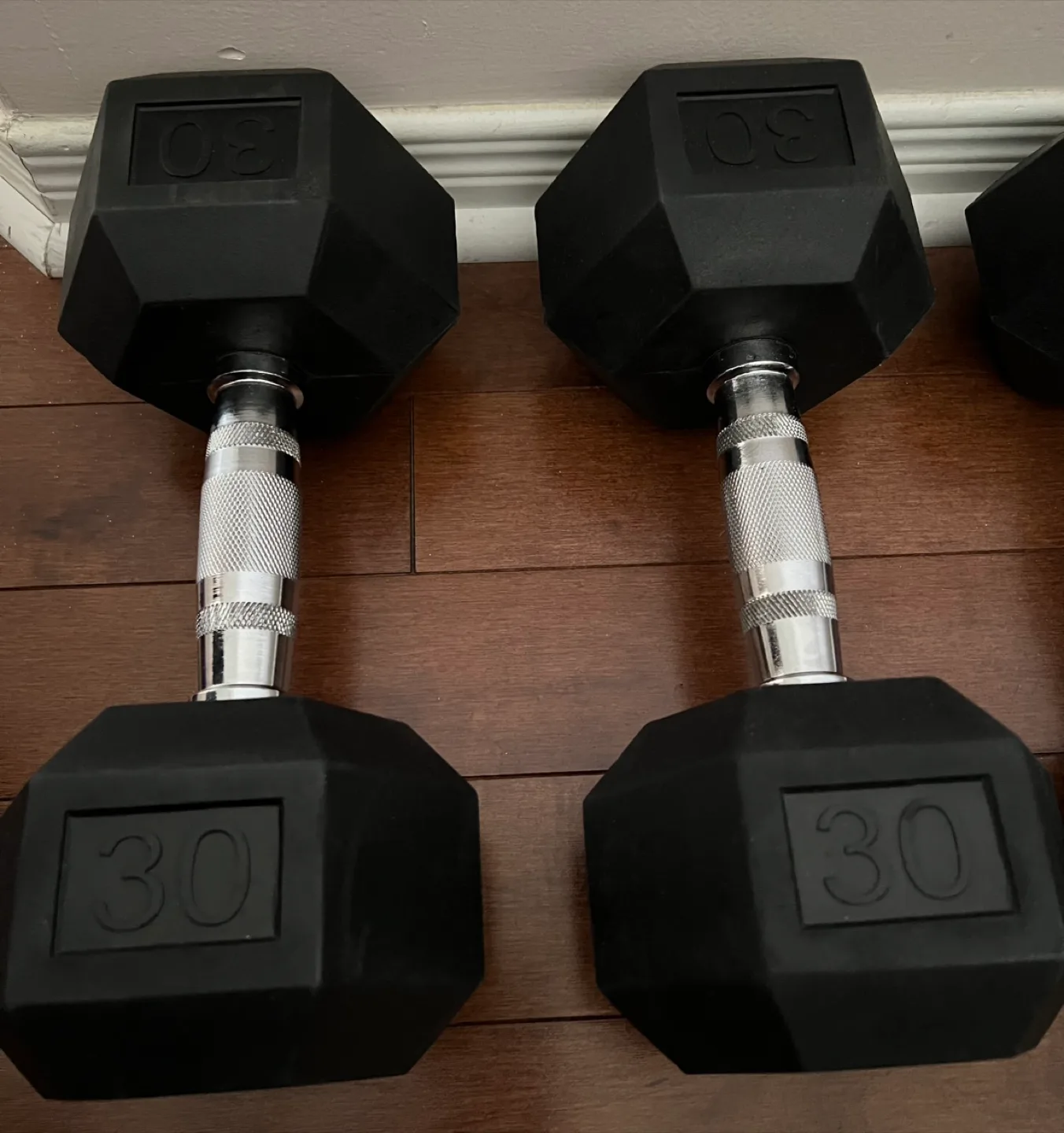 30lb Hex Dumbbells - Pair