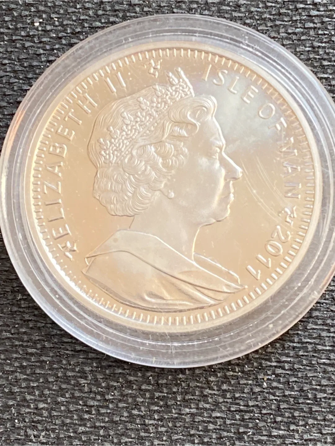 2012 Queen Elizabeth Diamond Jubilee 1 Crown Silver coin image indicator(2)